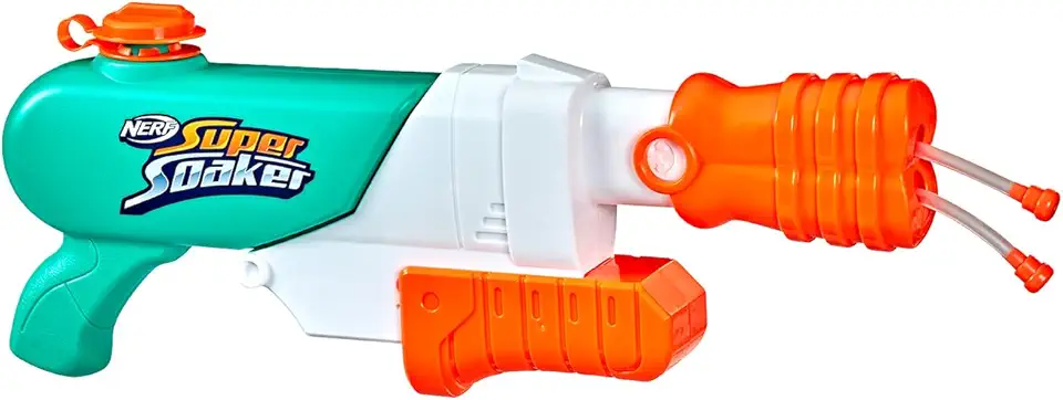 Nerf, Lançador de Água, Super Soaker, Hydro Frenzy - Bocal Ajustável, Capacidade de 700 ml - A partir de 6 Anos