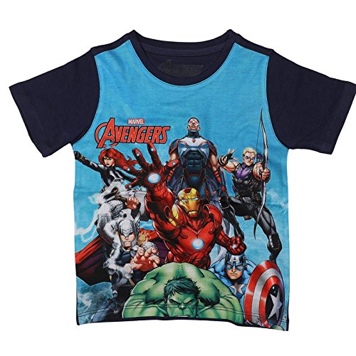 Image of Marvel Avengers by Wear Your Mind Boy's Solid Regular Fit T-Shirt