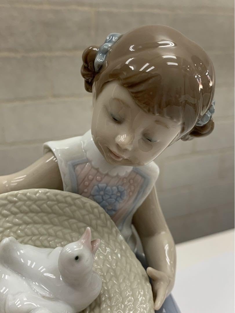 完品 LLADRO リヤドロ アヒルとおしゃべり 6759 フィギュリン 高さ