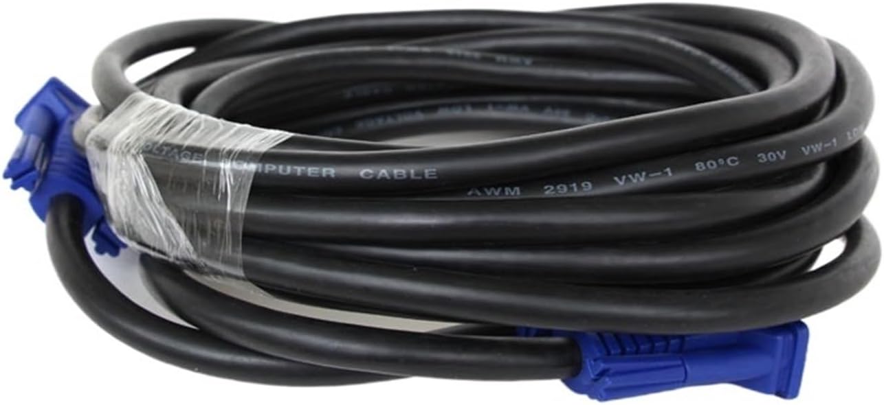 15 Meters VGA Cable VGA 3+6 Cable VGA Video Cable HD VGA Cable Computer Connection Cable All Copper