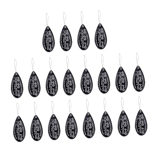 Uonlytech 20pcs Durable Aluminum Needle Threading Tool Needle Threader for Easy DIY Sewing for Crafting