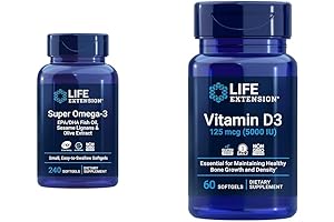 Life Extension Super Omega-3 EPA/DHA Fish Oil Supplement