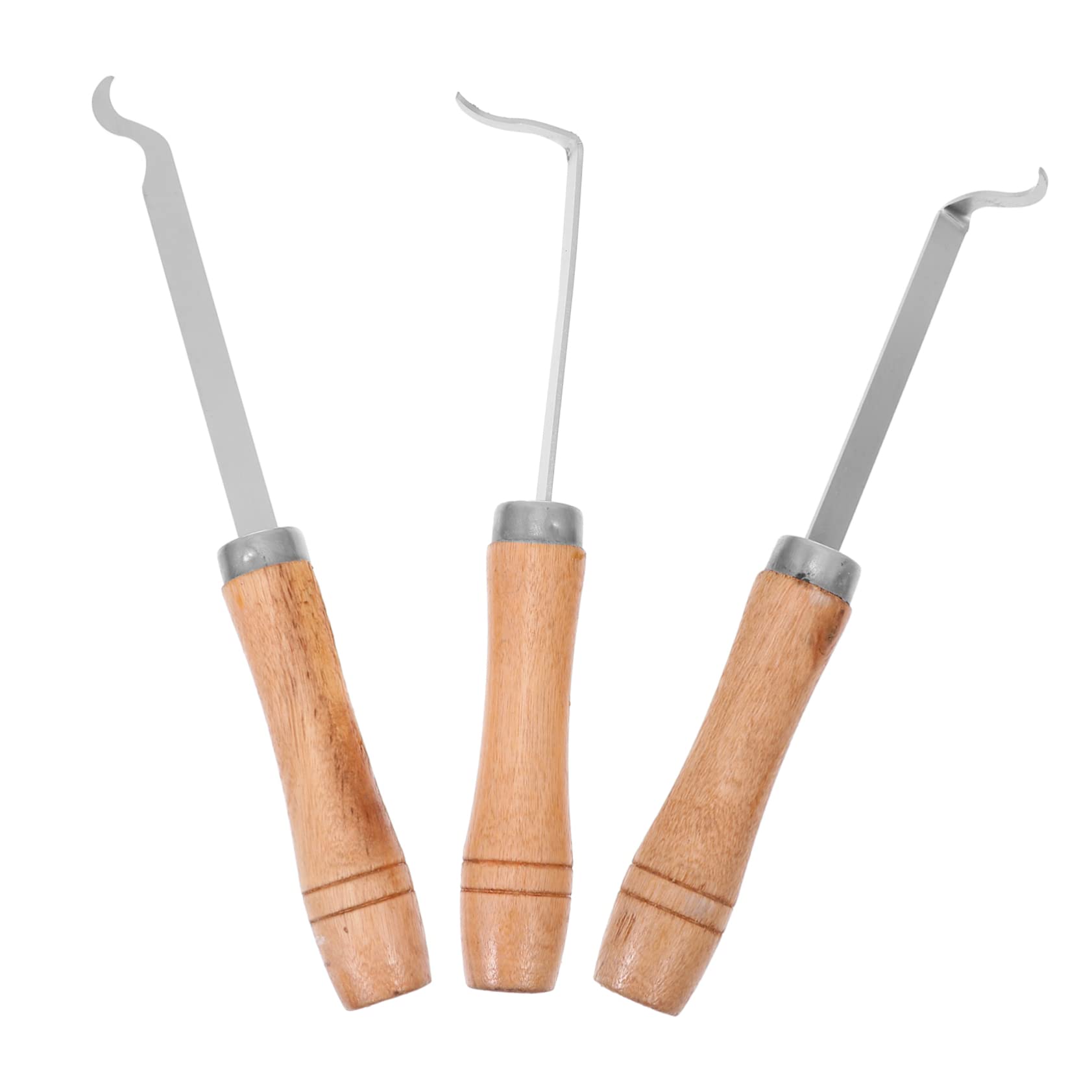 Cabilock 3Pcs Clean Scrapers Stainless Steel Range Hood Scrapers for Efficient Kitchen Cleaning and Tools for Smooth Surface Maintenance Khaki Color