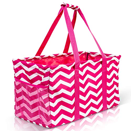 Image of Extra Large Utility Tote Bag - Oversized Collapsible Pool Beach Canvas Basket