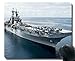 Produktbild Mauspad mit genähtem Rand, Militär USS Kearsarge (LHD 3) Kriegsschiff-Mauspad, rutschfeste Gummibasis Mousepad