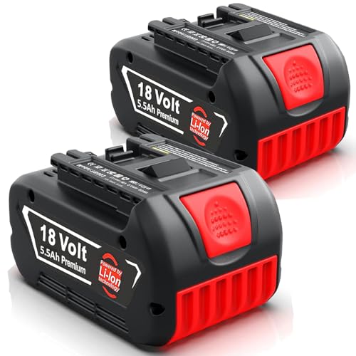 2X 5.5Ah/5500mAh Ersatzakku für Bosch 18V BAT618 BAT618G BAT609 BAT609G BAT619 BAT619G BAT610G...