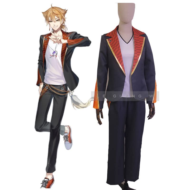 最終値下げ にじさんじ 伏見ガク コスプレ 7周年 イウピイイ] ウィッグ 靴 別売り」【 バーチャル】 7周年記念 7th