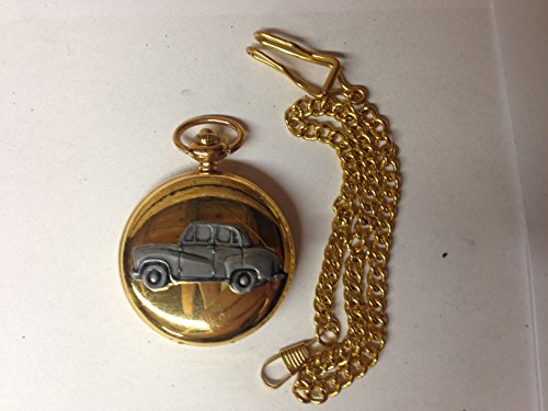 Montre de poche AUSTIN A30 en étain poli | Artisanat de Sheffield