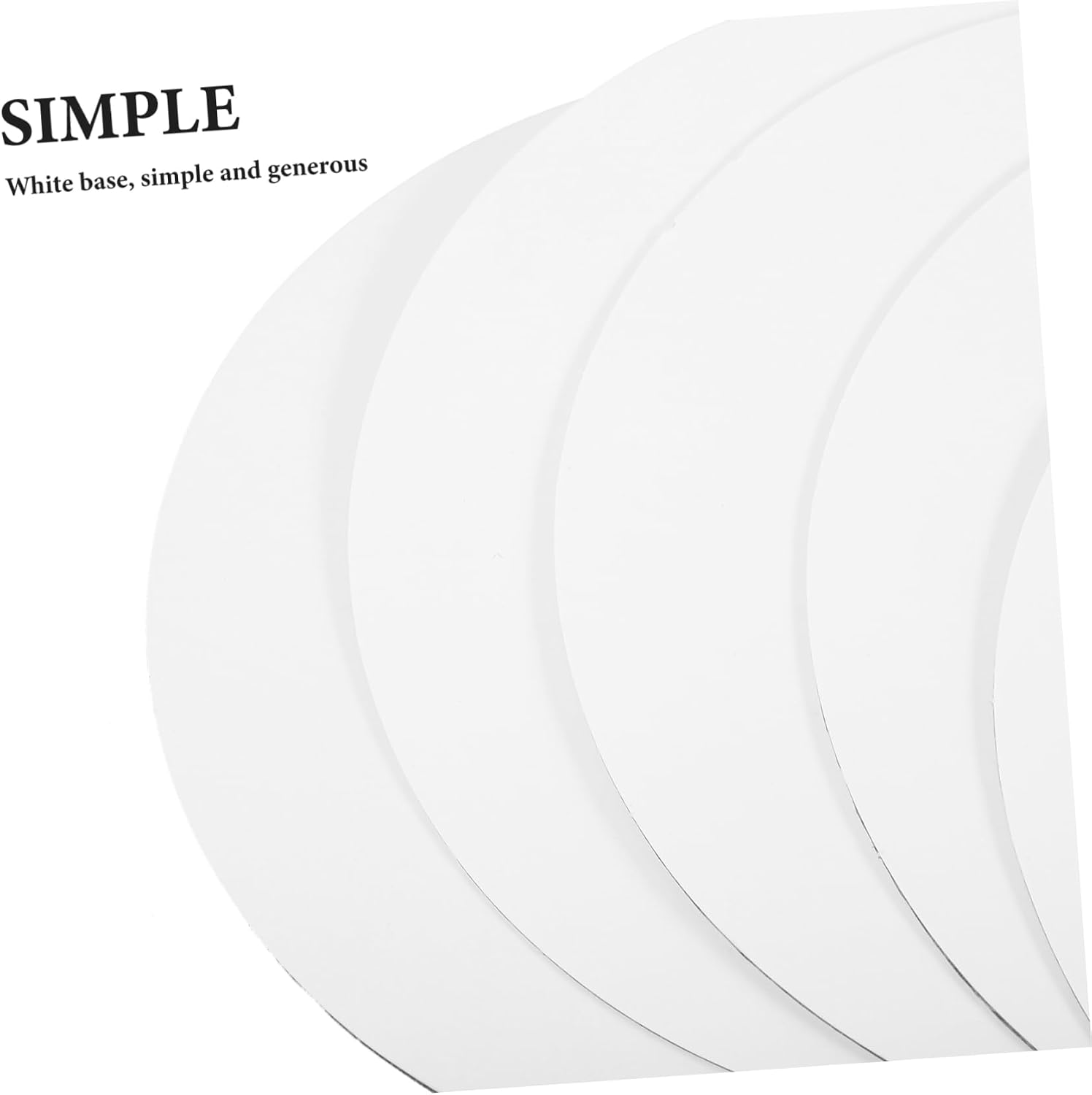 20pcs Disposable Cake Boards Sturdy Cake Bases for Birthday for Photo Displays Elegant Dessert Presentation Drums