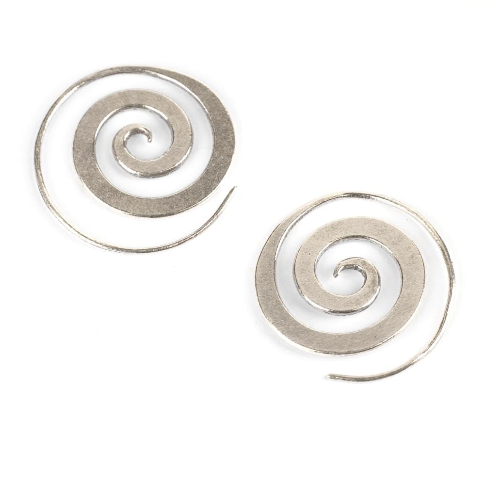 81stgeneration Orecchini a Cerchio Aperto Multifilo con Nappe per Donna in Argento Puro 999 | Karen Hill Tribe Orecchini Lunghi con Frange a Cascata | Gioielli Artigianali Boho