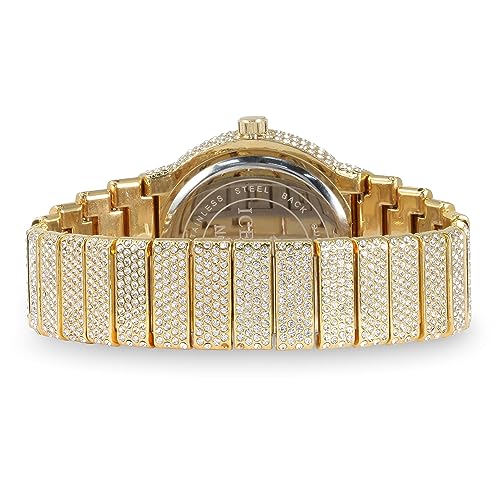 Image of ICE STAR Men's Fully Iced Diamond Watch, 46mm Case