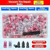 Diseño atornillado para reparaciones rápidas: el estilo atornillado se puede conducir con precisión en pinchazos causados por clavos u otros objetos para que puedas volver a la carretera y llegar a un lugar de servicio de forma segura.