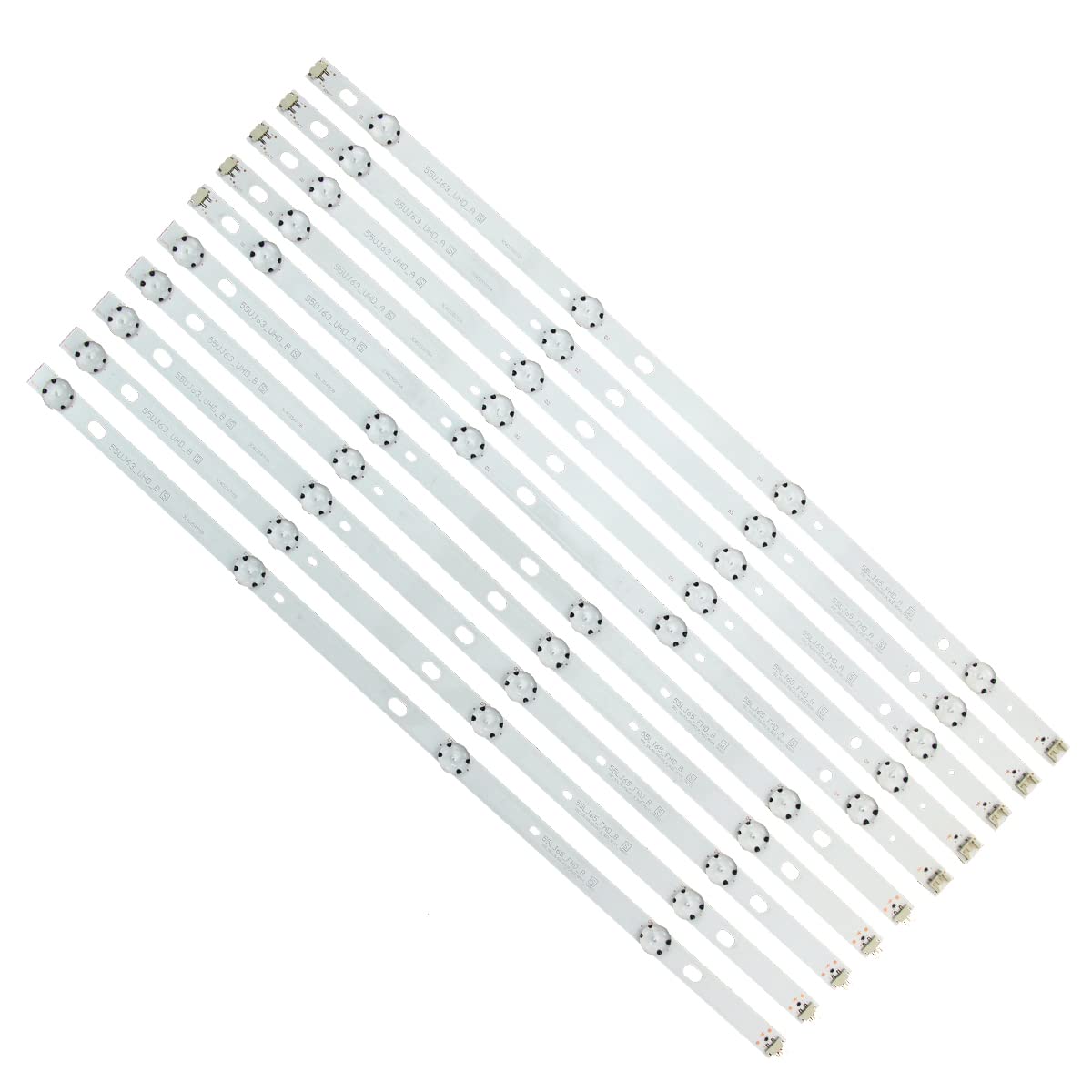 GuuYebe LED Backlight Strip TV Replacement Part for 55UJ6300-UA 55LJ55_FHD 55UJ63_UHD 55LJ63_UHD 55UJ55 55LJ5500-UA HL-99550A30-0401A-01 55LJ55 55UJ63 EAV63632405 EAV63632406 EAV63673005