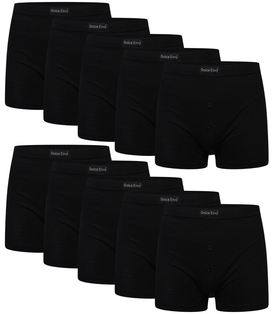 Pack of 5 Men's Boxer Shorts Everyday Comfort Cotton Rich Trunks Underwear Stretch Moisture-wicking and Breathable.-image-46
