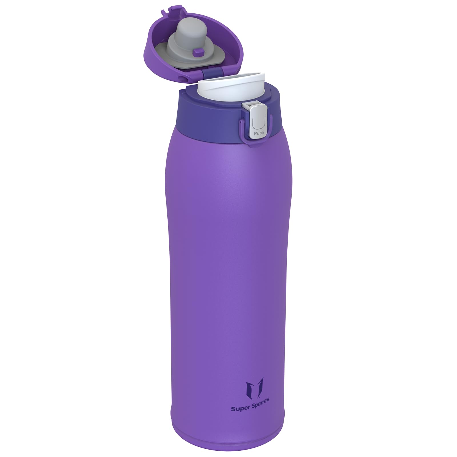 Super Sparrow Borraccia Termica, Acciaio Inox Bottiglia Termica - 350ml, 500ml, 750ml, 950ml - Senza BPA Tazza Termica, Borraccia Termica per Bambini, Scuola, Sportiva, Bici, Campeggio, Palestra