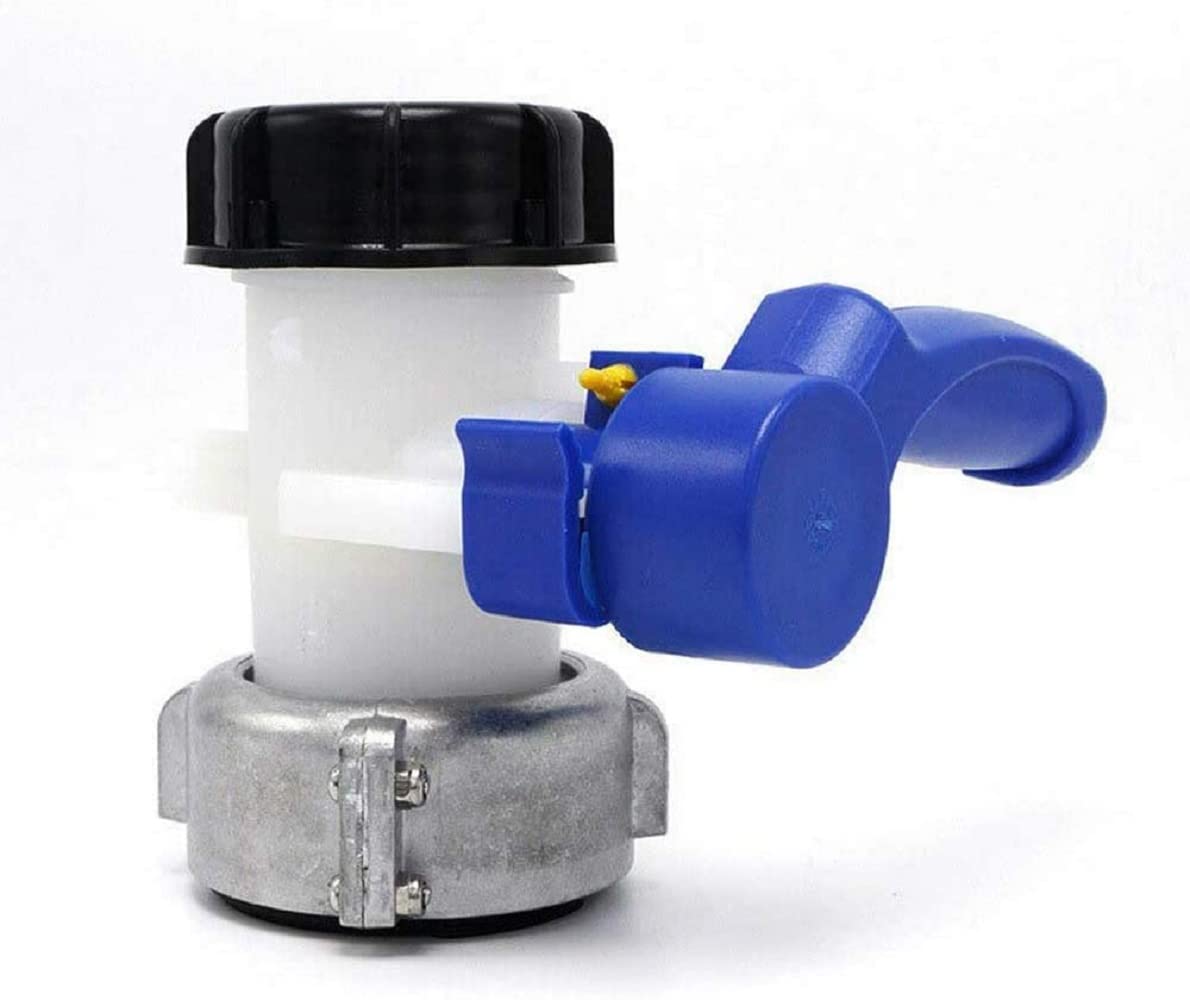 Unifizz IBC Tote Tank Butterfly Valve Taps Water Adapter IBC Tank Water Container 75mm Outlet Control Connector Replacement DN50 1 PCS