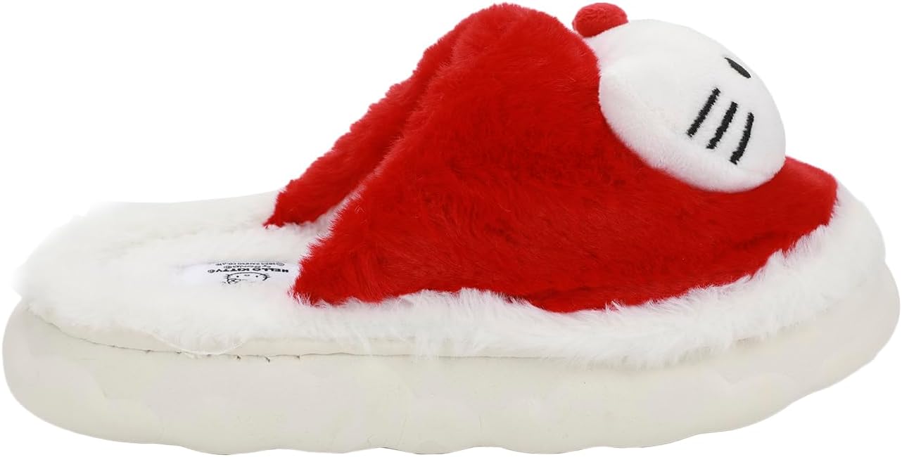 Bioworld Hello Kitty Plush Character Heads Women's Brown Mules - Image 6