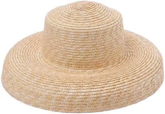 High Peaked Hat for Outdoor Travel Sun Protection Shade The Beach Large Brimmed Grass