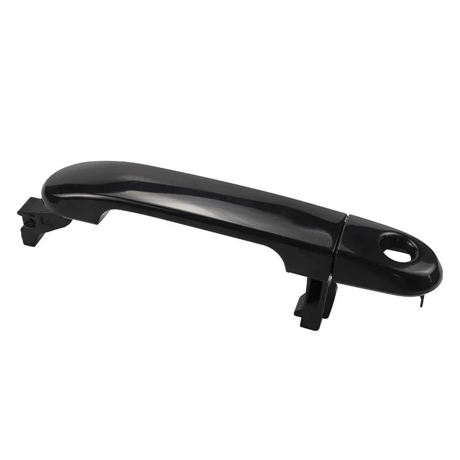 Pacsci Black Front Left Car Outer Door Handle For Nissan For Versa 2007-2012 For Tiida 2007-2011 82640-El12a 82641-El12a Car Exterior Door Handle Front Left(Black Front Left)