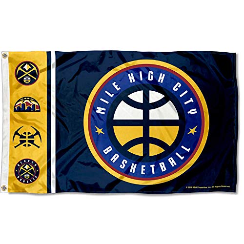 WinCraft Denver Nuggets Mile High City Outdoor Large Grommet Flag