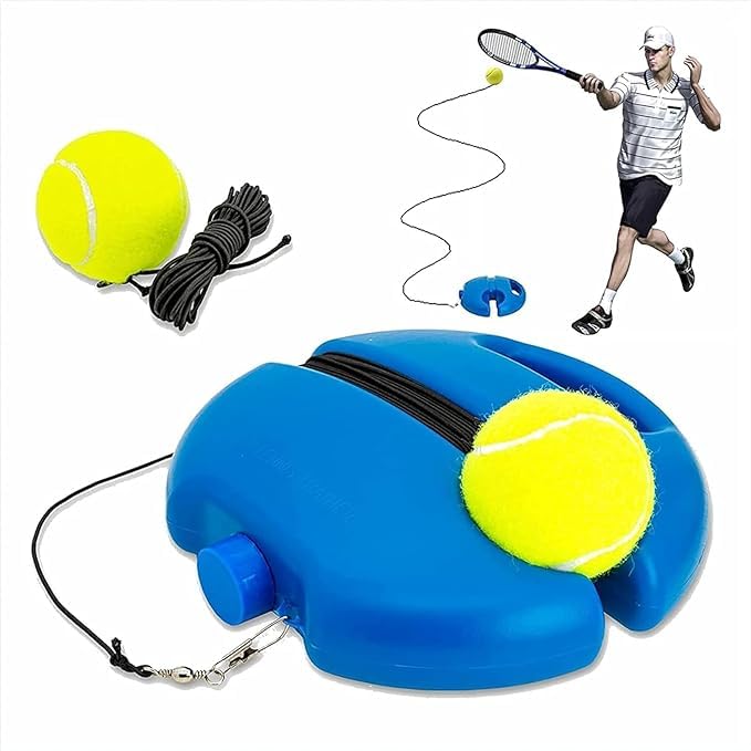PETRICKENTERPRISE Self Tennis Practice Ball with String, Tennis Trainer Rebound Ball for Boys & Girls, Convenient Solo Tennis Training Gear Set, Self-Practice Tennis Set (No Racket Included) (B0D56V971M) Amazon Price History, Amazon Price Tracker