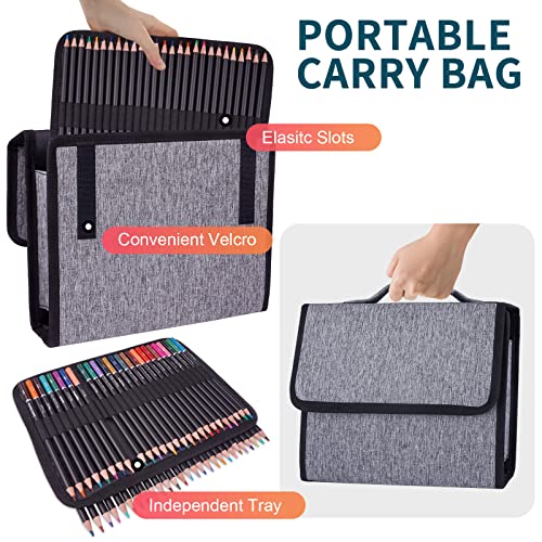 100-Pack Art Supplies For Adults Teens Kids Beginners, Artist Drawing Supplies Sketching Kit, Drawing Pencils Set With Gift Business Case, Diverse Art Pencils Art Set Kit #TOP6