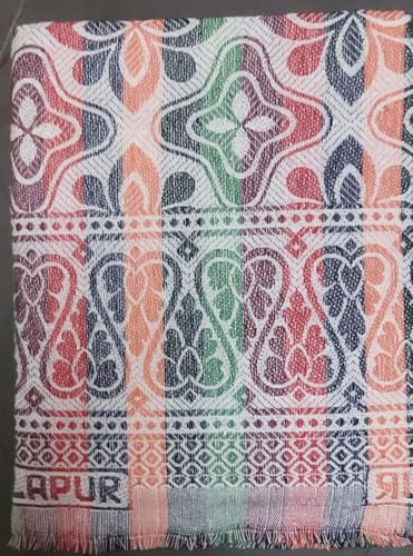 V.Idap Blanket Solapur Chaddar Super Soft Printed 5 x 7 feet (Multicolor) Pack of 1