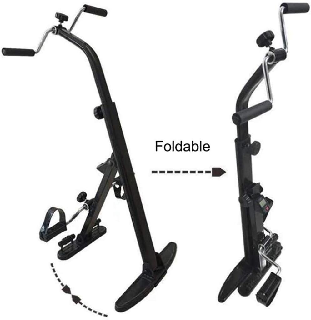 Pedale per Esercizi Elettrico da scrivania, Mini Cyclette Portatile elettrica, Stepper, pedaliera, Resistenza Regolabile, Macchina per Esercizi Fitness al Chiuso, Anziani
