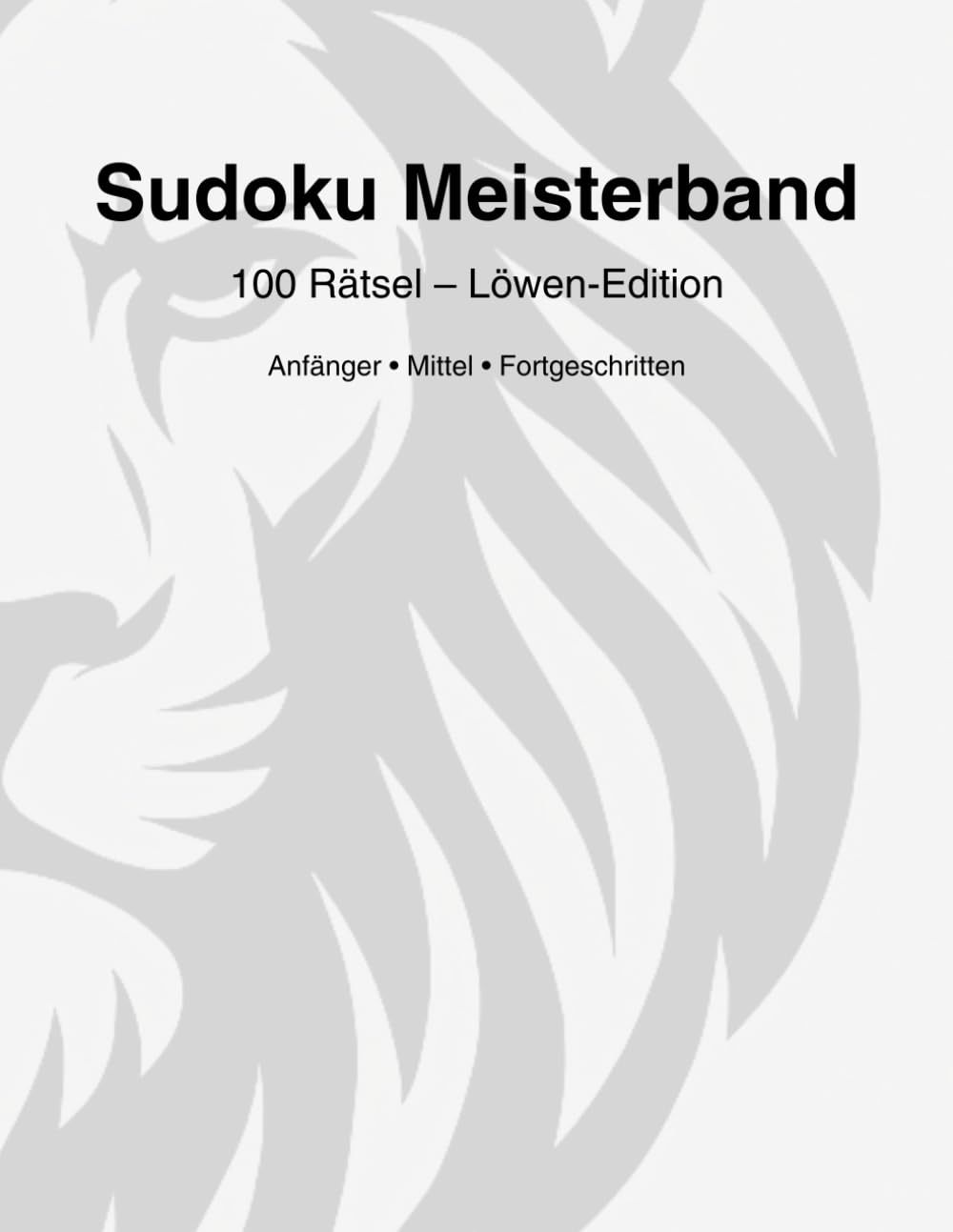 Sudoku Meisterband – Löwen-Edition