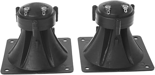 Miniatura 2 de hejhncii Diarypiece altavoz de audio para coche Amplificador de bocina, 3.346 in Driver High Power Square Tweeter cuerno