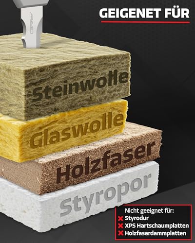 Canzler Dämmstoffmesser 28 cm – Präziser Dämmstoffschneider aus Edelstahl – Ansicht 5