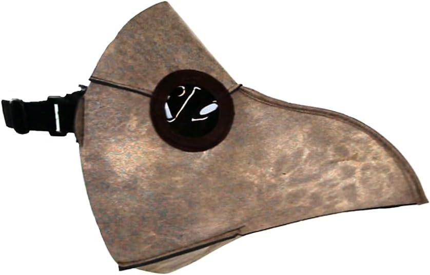 Plague Doctor Mask - Foam Mask with Adjustable Strap and Printed Detailing