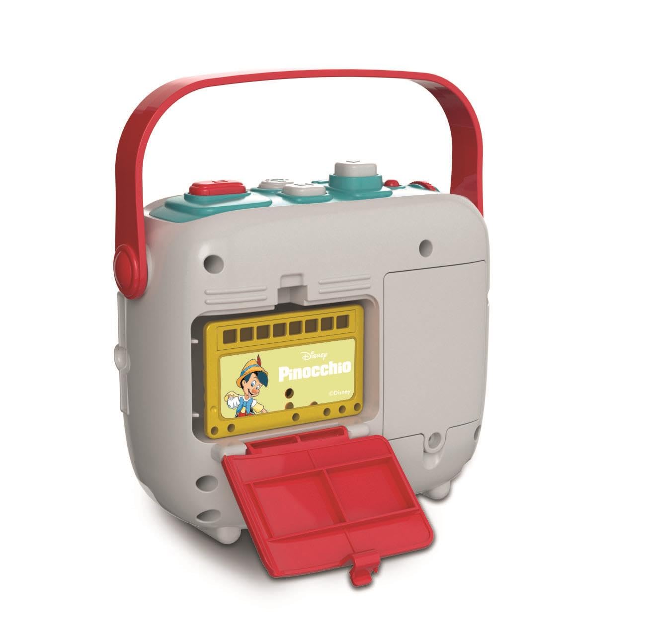 Clementoni – Proyector Cuentos Disney – Cuentacuentos con 8 Historias de Disney con Imágenes y Sonido – Ideal para Hora de Dormir – Bebés a Partir de 12 Meses - Versión en Español, 55182