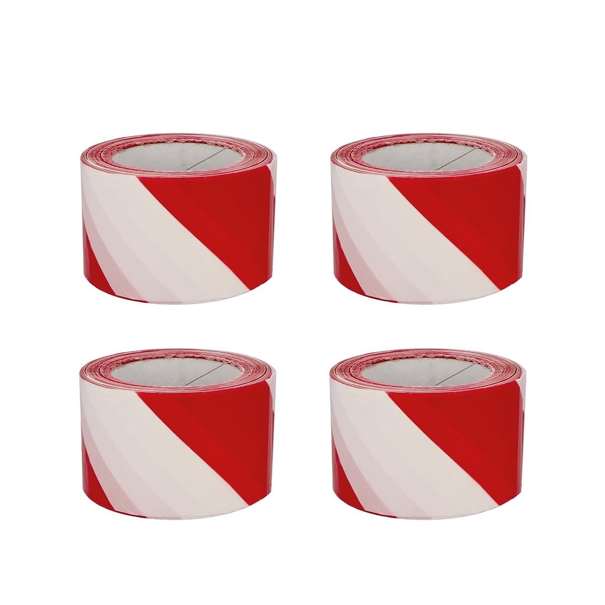 Amig - Marking Tape - 4 Pack - Non-Adhesive - LDPE Polyethylene - 70 mm x 4 x 200 m - Yellow and Black