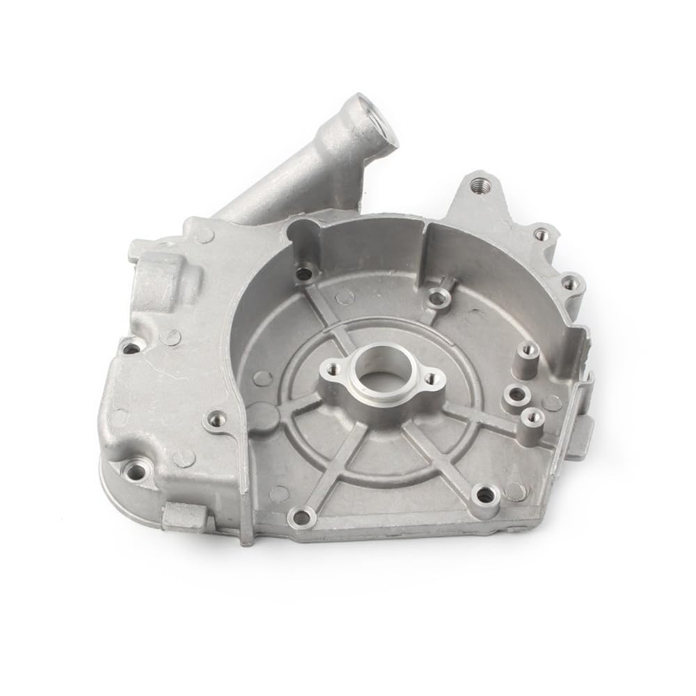 Protector estator para GY6 50cc 80cc cubierta de carter plateada universal para ciclomotor 7
