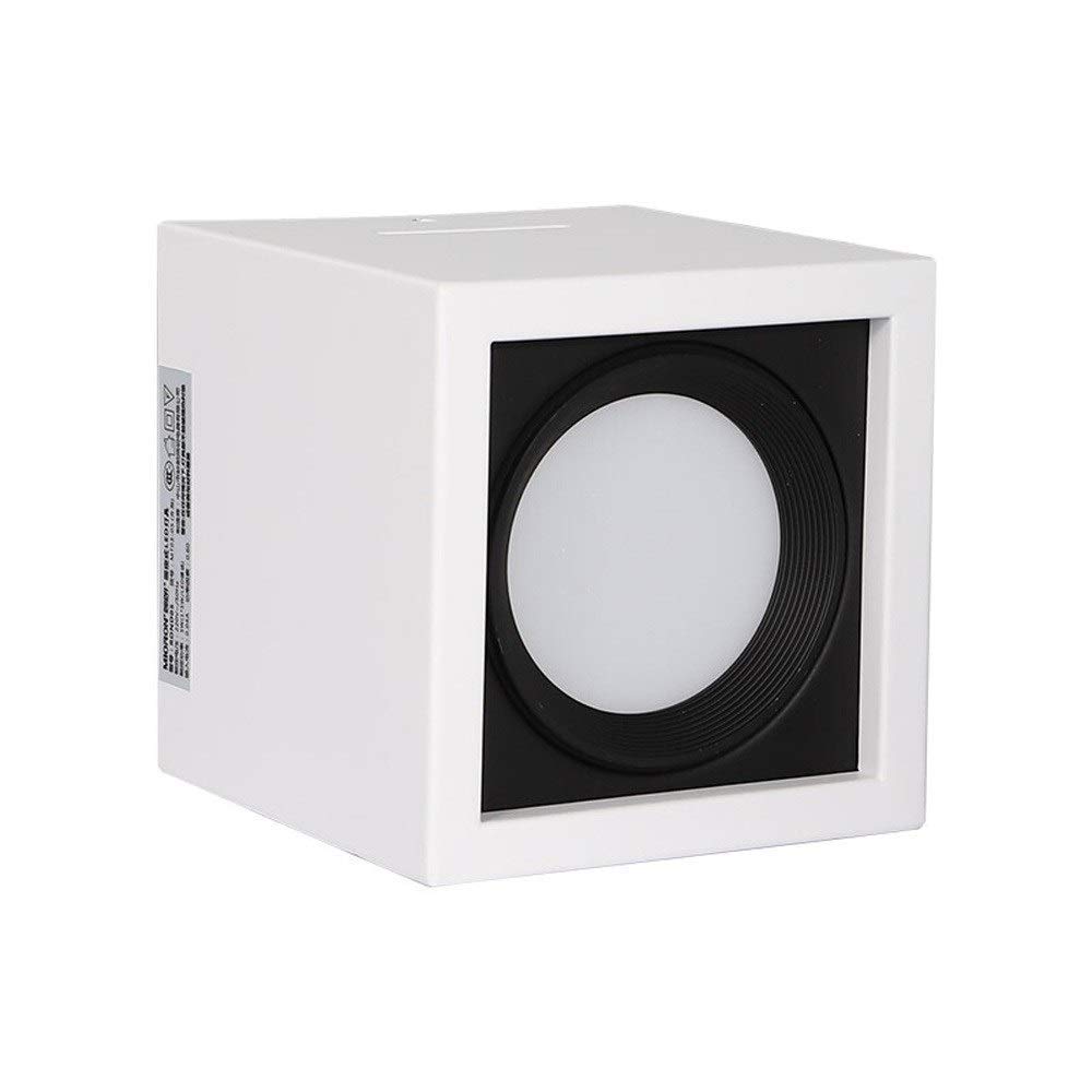 Downlight LED Encastrable Blanc 100mm Plafonnier Nordic Style Finition Premium pour Boutique et Galerie