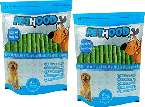 Image of Dog Chew Munchy Sticks Mint Flavor 901g (450g + 450g) | Tasty Dog Treats & Chew Snacks for Puppies & Adult Dogs | Suitable for All Life Stages