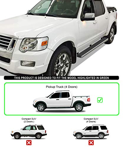 Estribos de acero inoxidable 304 para Ford Explorer miniatura 2