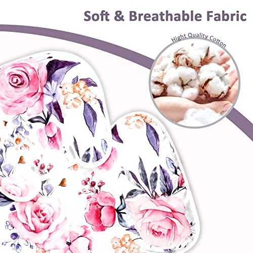 Pea Pod Pack Of Baby Car Seat Cover And Head Body Support Set For Newborns, Super Soft Minkt And Breathable Plush Dot Fabric #TOP5