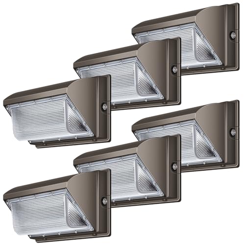 LED wall pack lights outdoor dusk to dawn 800W eqv 18000lm 5000K 120V-277V IP65