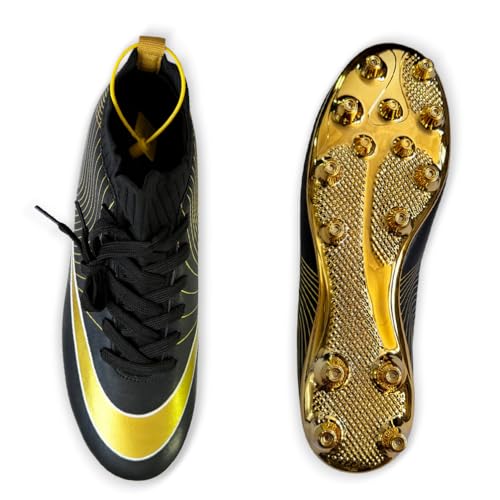IFIKK Herren High Top Spike Cleats Athletics Fußballschuhe Unisex-Kinder Professionelle Trainingsschuhe