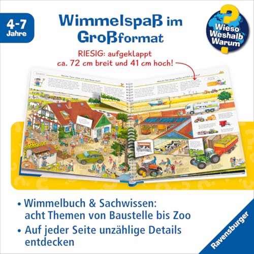 Wieso? Weshalb? Warum? Sonderband - Das große Wimmelwissen (Riesenbuch) (Sachbuch ab 4 Jahre - mit Klappen)