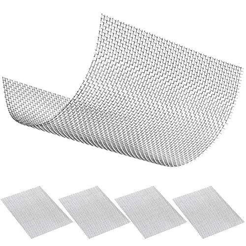 Malla Mosquitera Metalica Fina,Malla de Acero Inoxidable Filtración,20 mesh Filtro para Roedores Metálica,Filtro Malla...