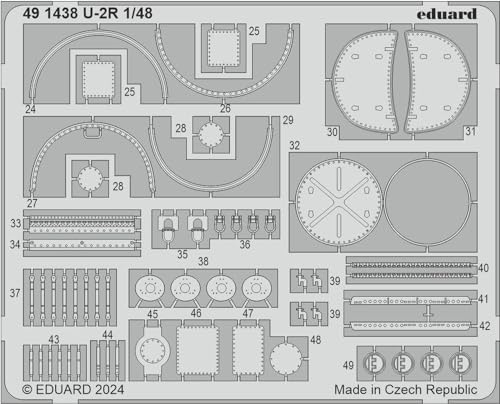 Amélioration U-2R Hobby Boss 1/48 grâce à la photodécoupe Eduard 491438