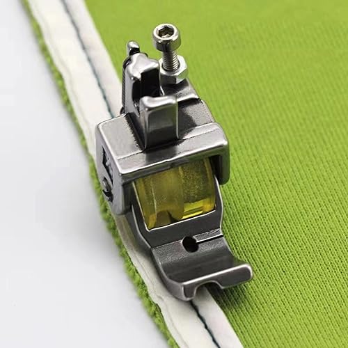 Pie prensatelas con rueda de goma para máquina industrial miniatura 2