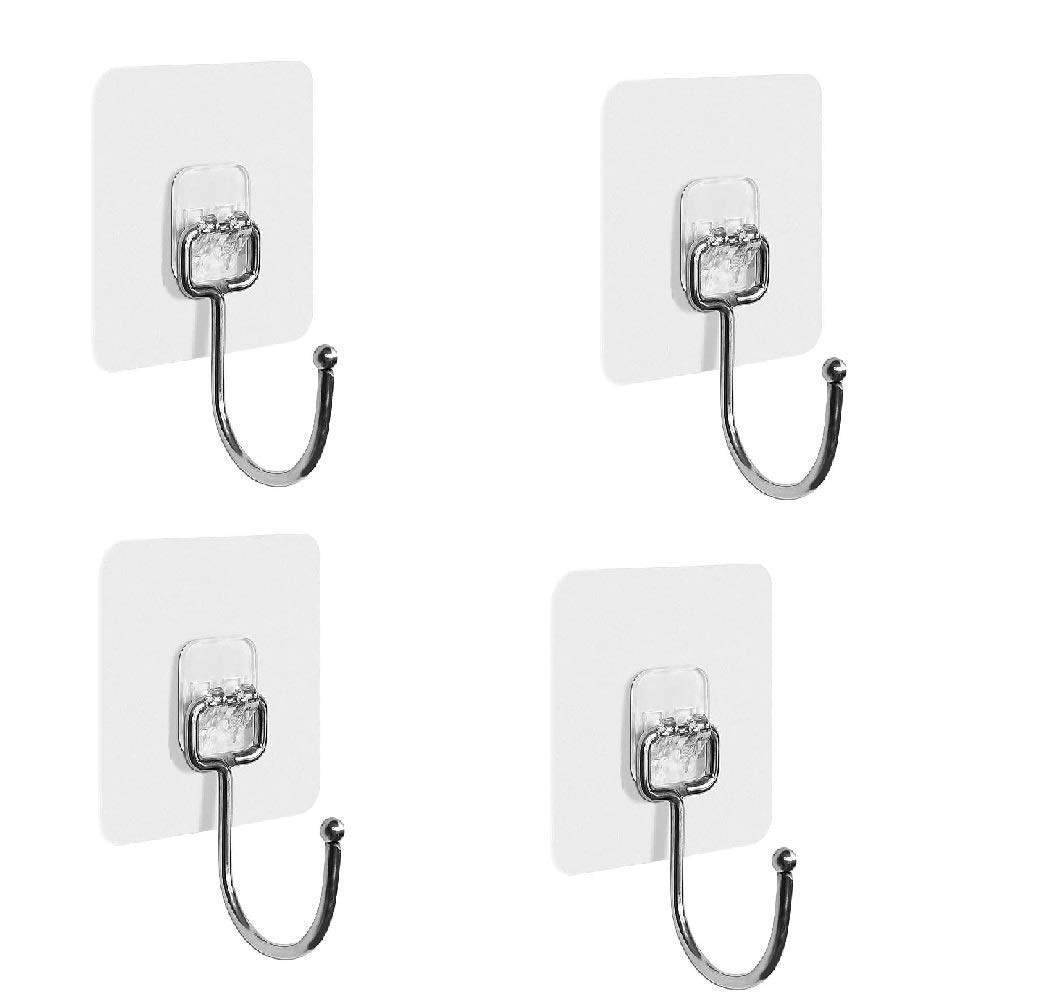 MORGHULIS Waterproof and Rustproof Adhesive Heavy Duty Wall Mount Metal Hook 5kg (B08VGNBD5Q) Amazon Price History, Amazon Price Tracker