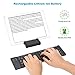 immagine 1Tastiera Bluetooth IKOS Mini portatile pieghevole piccolo ultra sottile QWERTY Layout per iPhone iPad Air Pro iOS, Android, Windows Smartphone Microsoft Tablet PC (tastiera pieghevole, Black)
