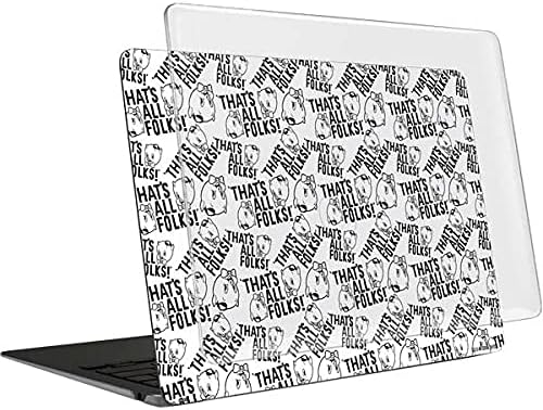 Skinit Case + Skin Compatible with MacBook Air 13in M1 (2021) - Officially Licensed Warner Bros Porky Pig Black and White Design
