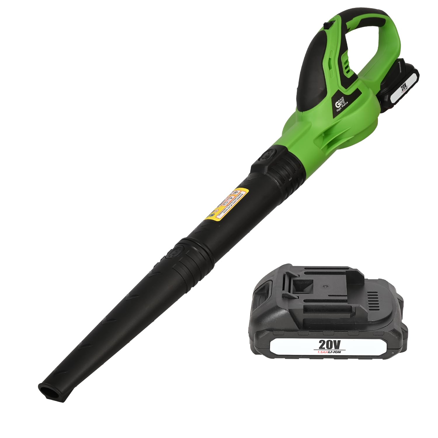 GIGAWATTS 20V Cordless Leaf Air Blower with 1.5 mAh Battery & Charger 120Km/h Snow Blowing Speed Electric Dirt Cleaner for Home Office Yard Cleaning (Random Colour)-image-37
