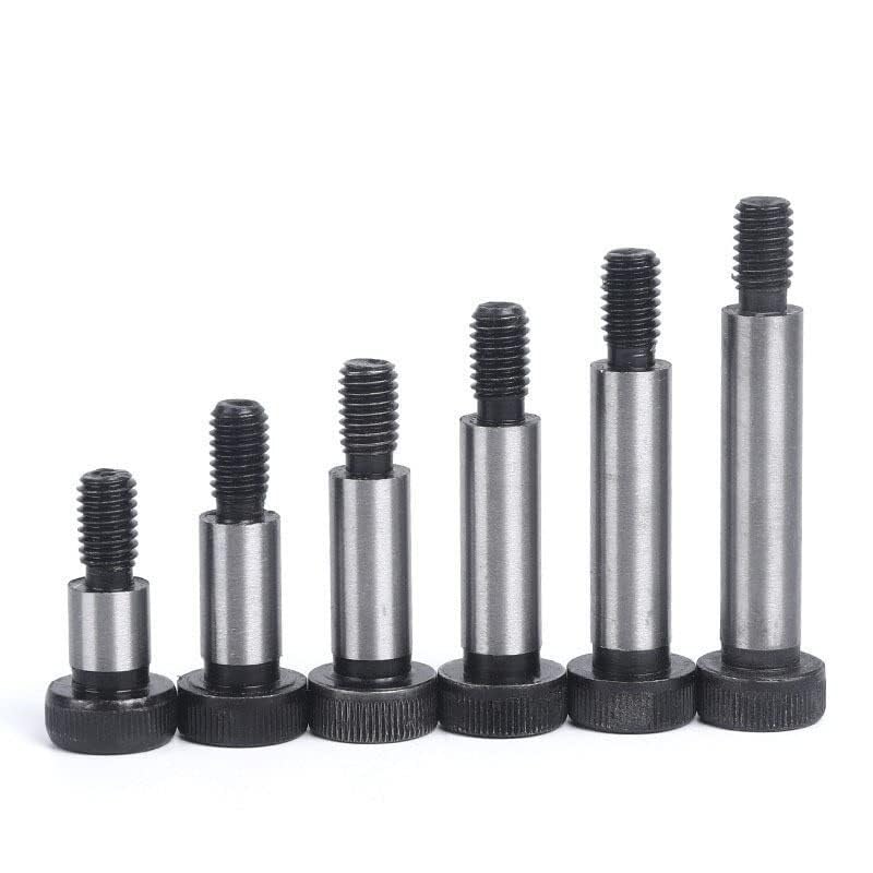Clamping Knob Bolt Screws,2pcs M16 Dia 20mm Hexagon Plug Screw Shaft Grade 12.9 Steel Hex Hexagon Socket Cap Head Shoulder Roller Bearing Screw Bolt(20*M16*120mm)
